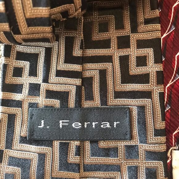 Lot of 7 men ties 100% silk - Picture 8 of 8